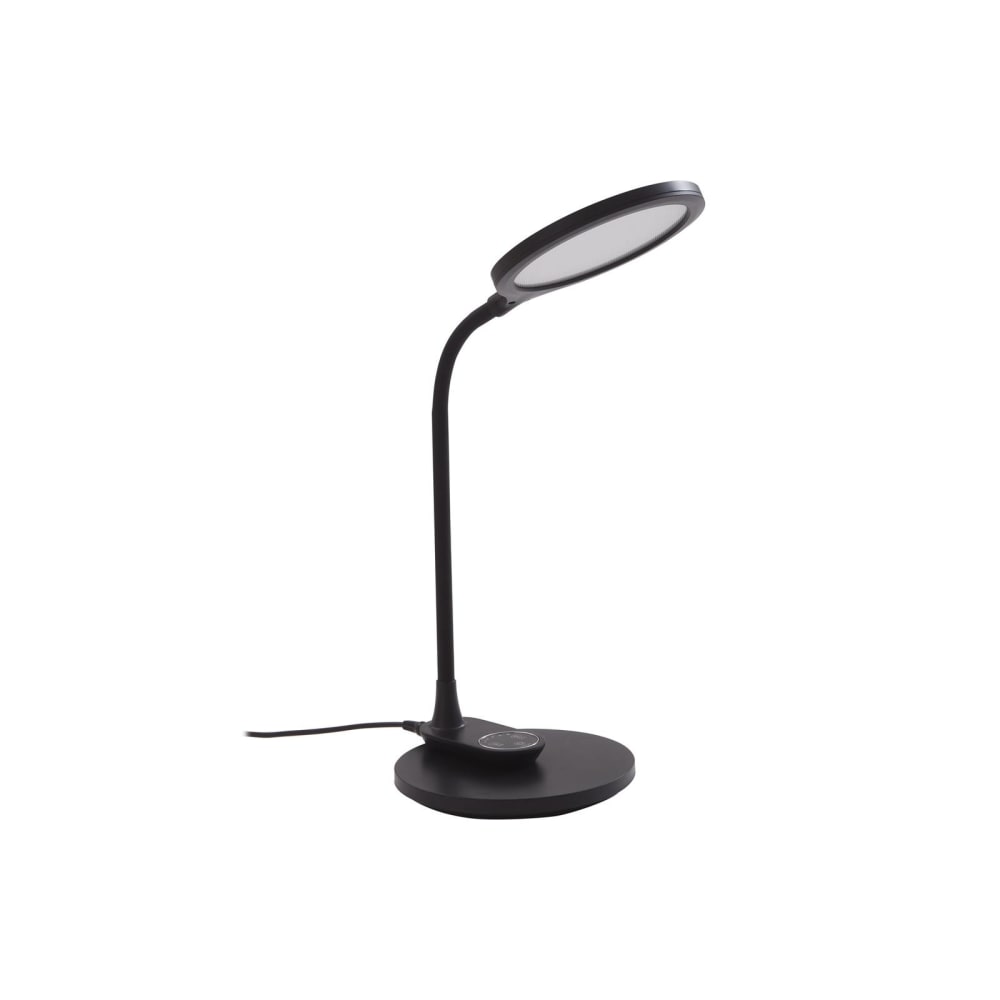 Lampe à poser en plastique noir Lampe à poser en plastique noir