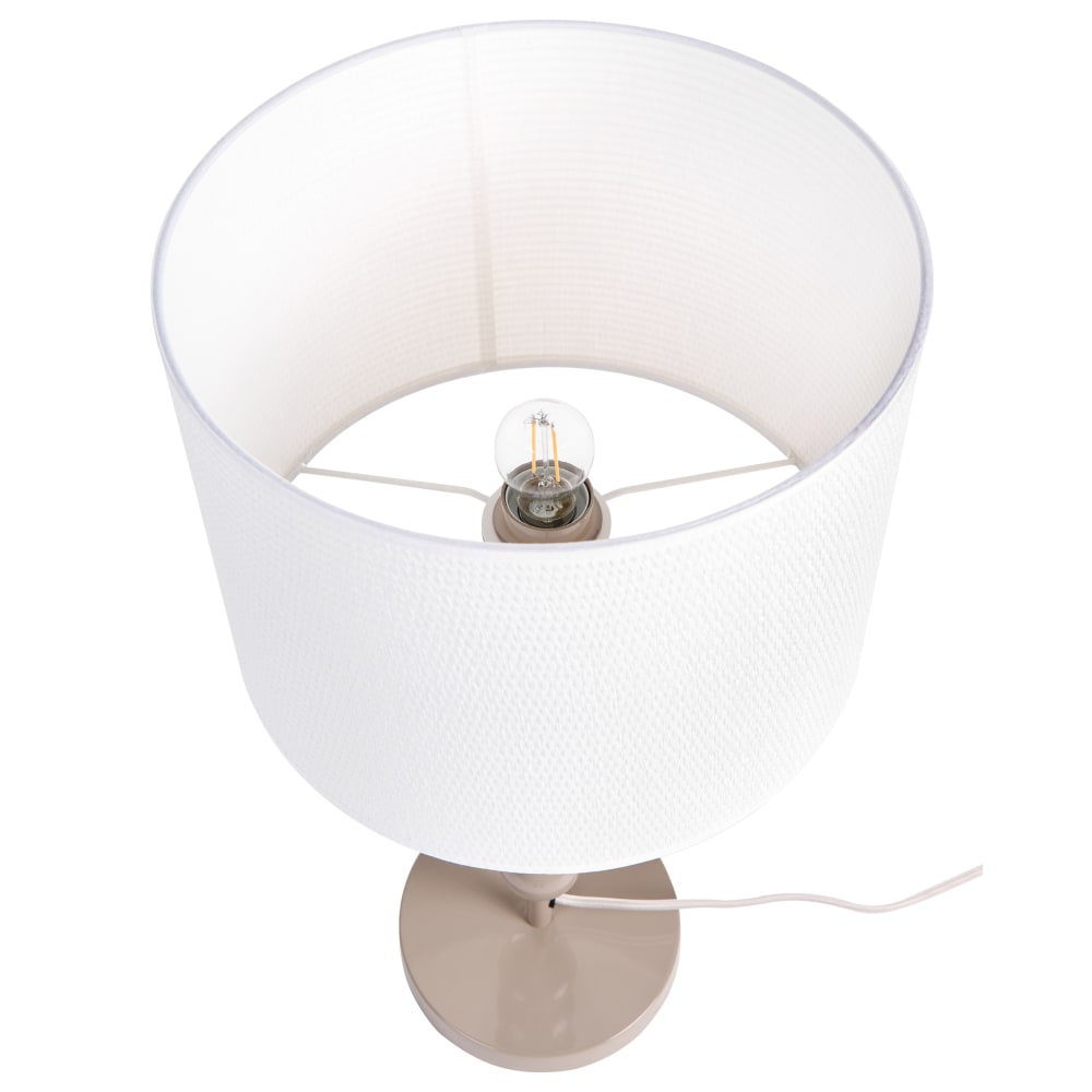 Lampe à poser métal blancbeige — vue 4