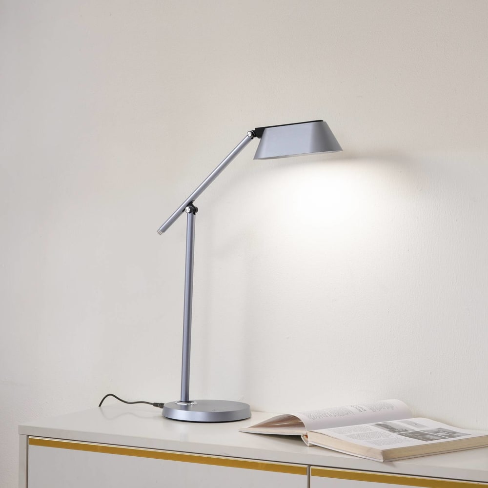 Lampe à poser en plastique gris — vue 4