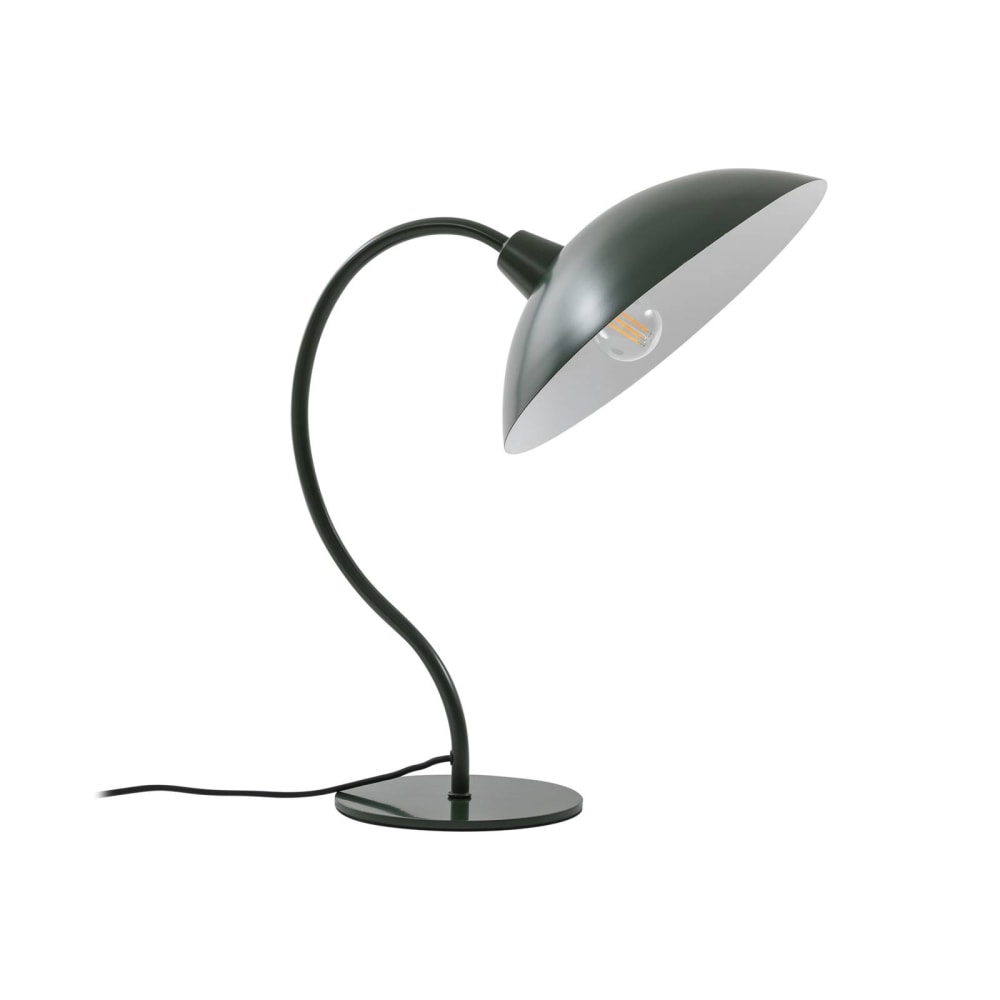Lampe à poser en métal vert