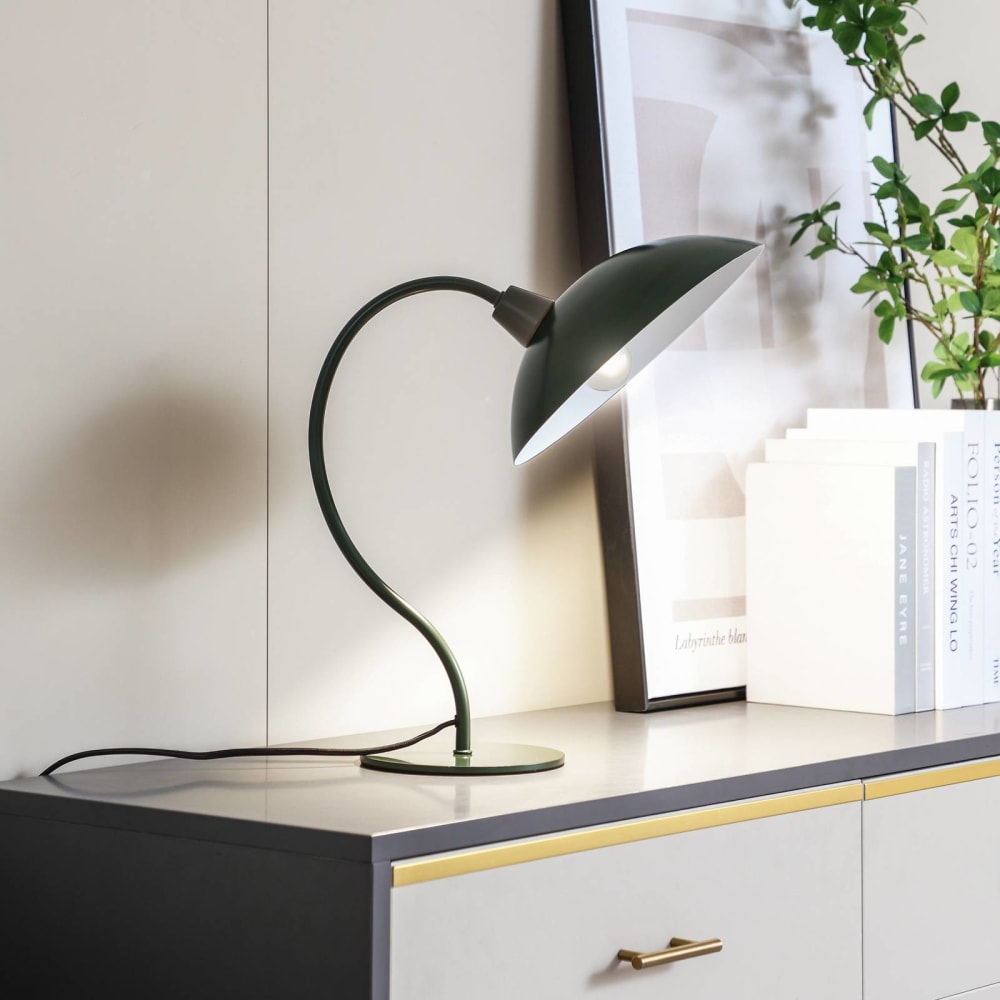 Lampe à poser en métal vert — vue 4