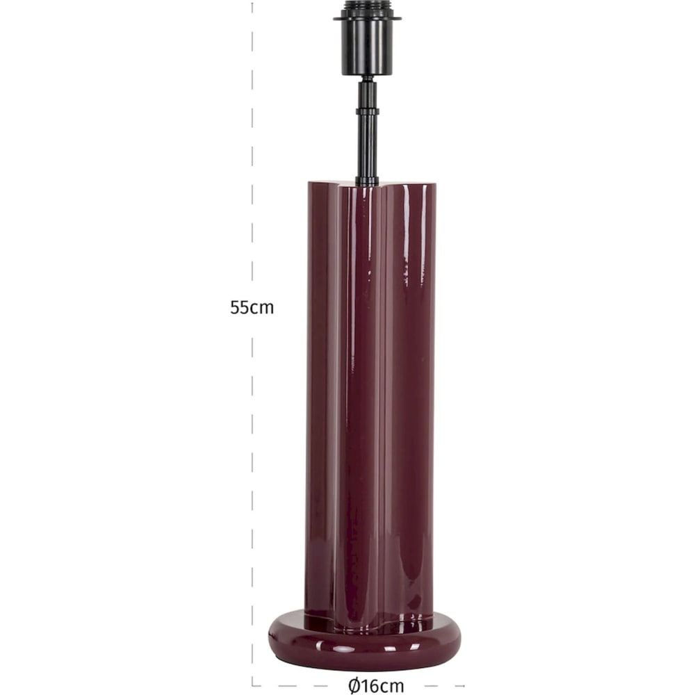 Lampe à poser contemporaine en aluminium doré — vue 3