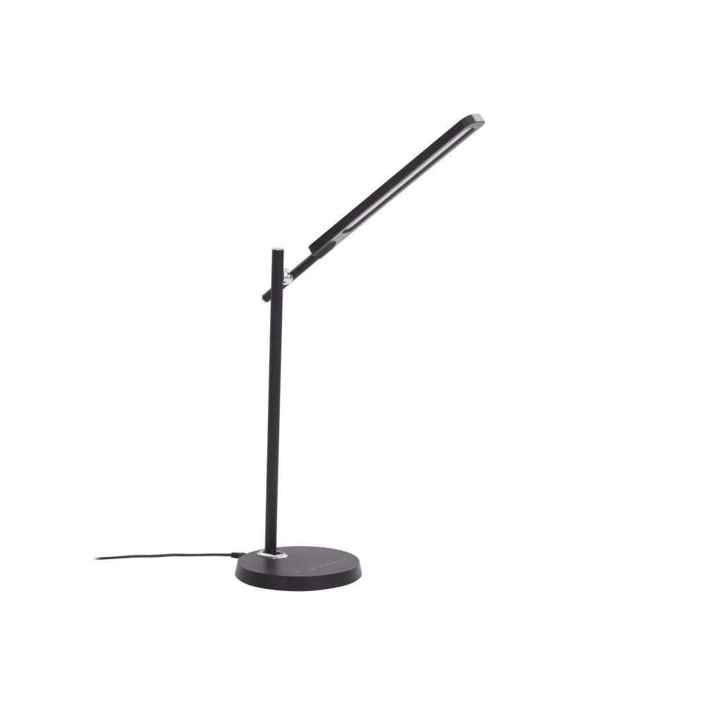 Lampe à poser en plastique noir Lampe à poser en plastique noir