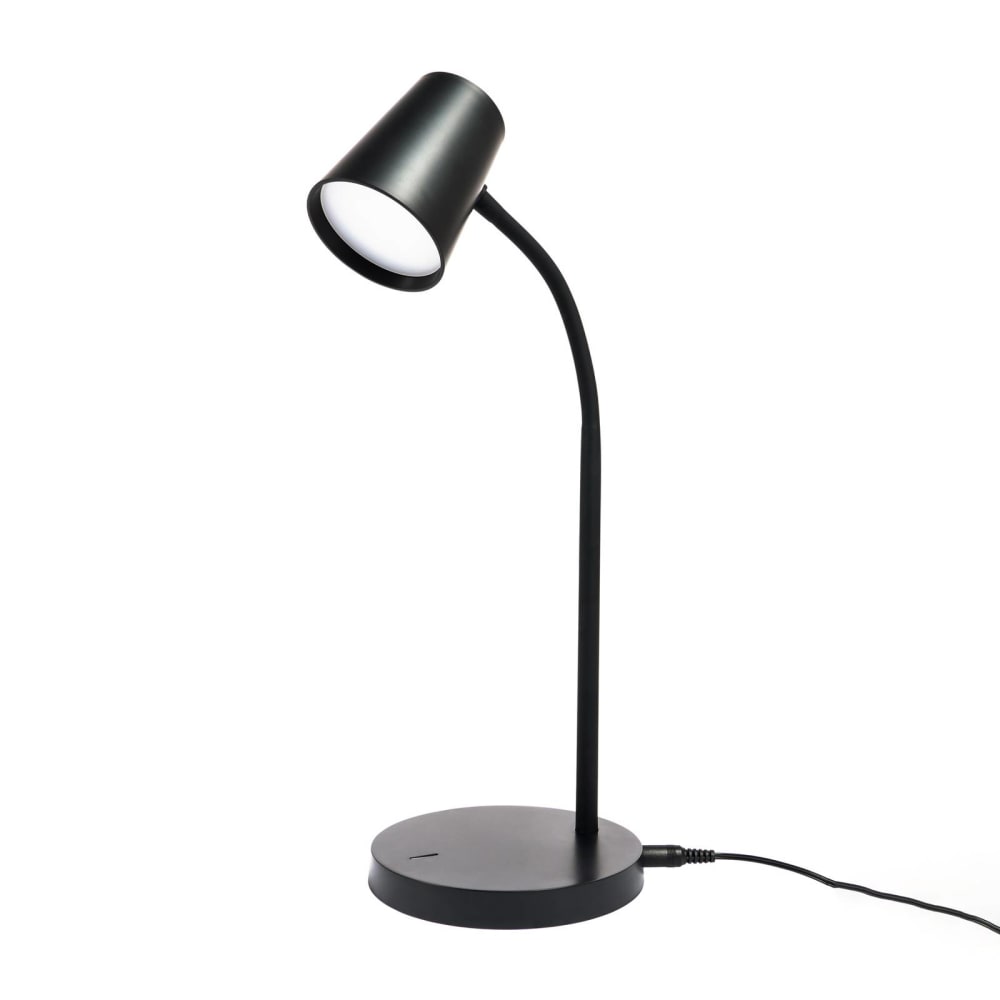 Lampe à poser en plastique noir Lampe à poser en plastique noir