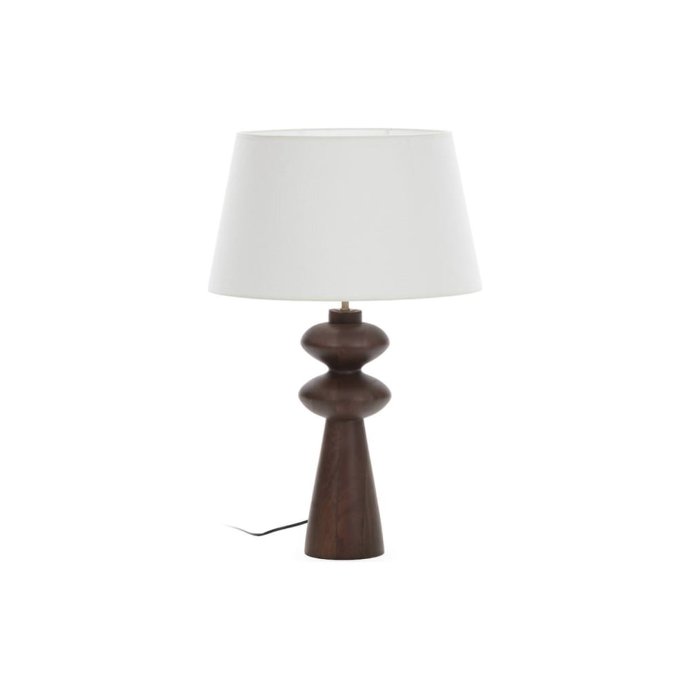 Lampe à poser en bois sculpté — vue 4