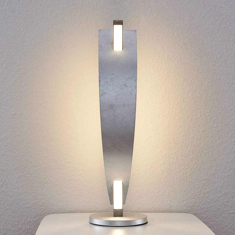 LED Tischlampe aus Metall, chrom - Maisons Du Monde