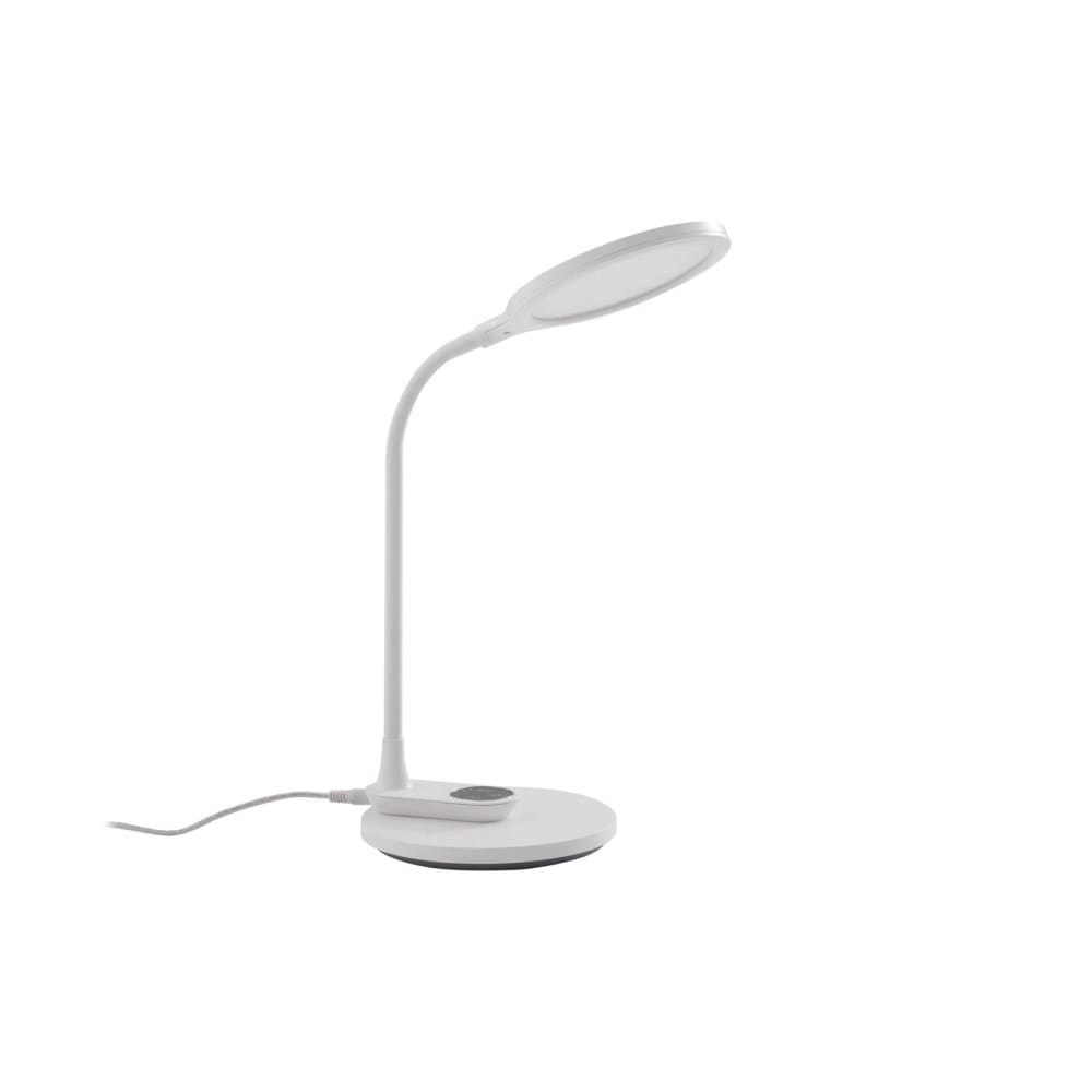 Lampe à poser en plastique blanc