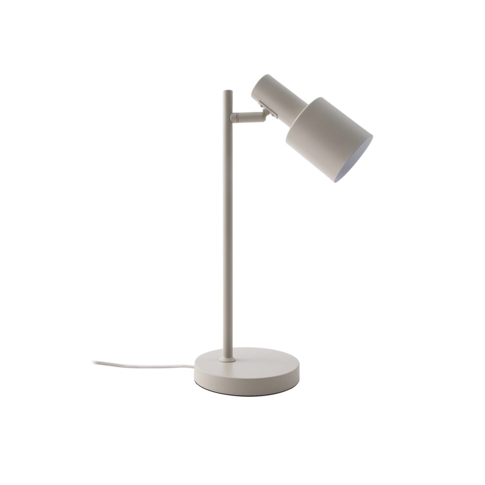 Lampe à poser en métal beige Lampe à poser en métal beige