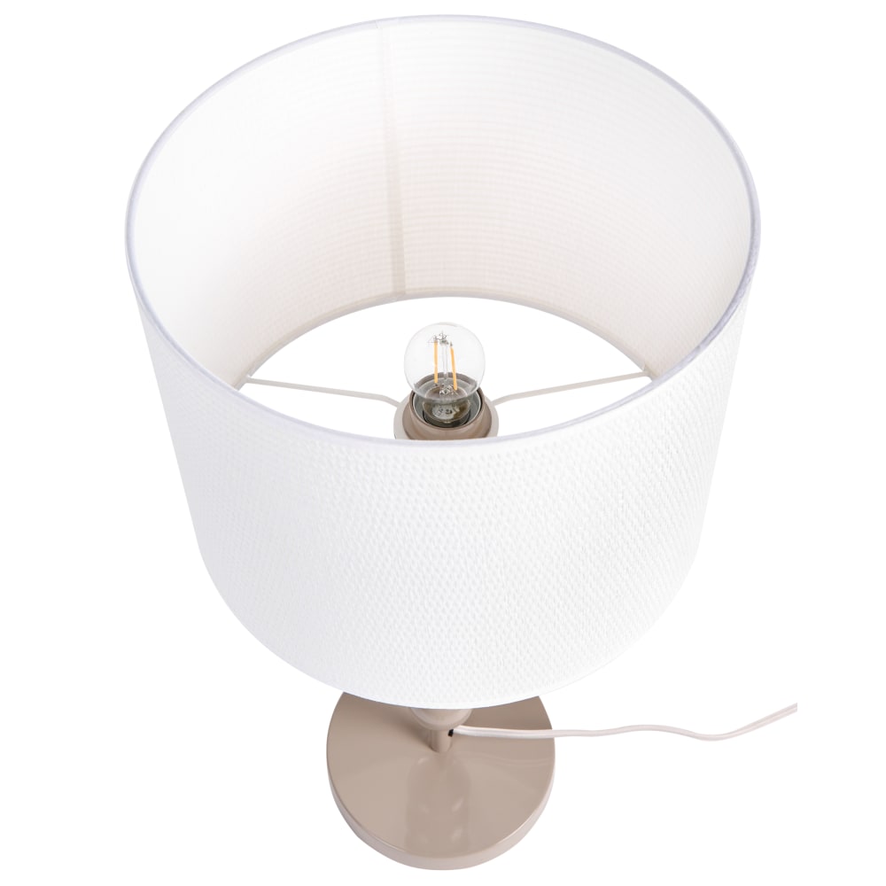 Lampe à poser métal beige — vue 4