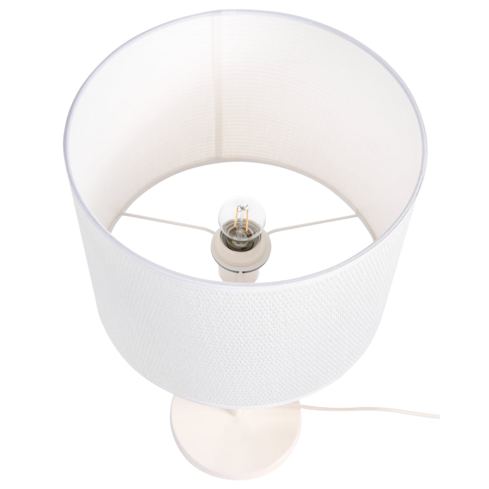 Lampe à poser métal blanc — vue 4
