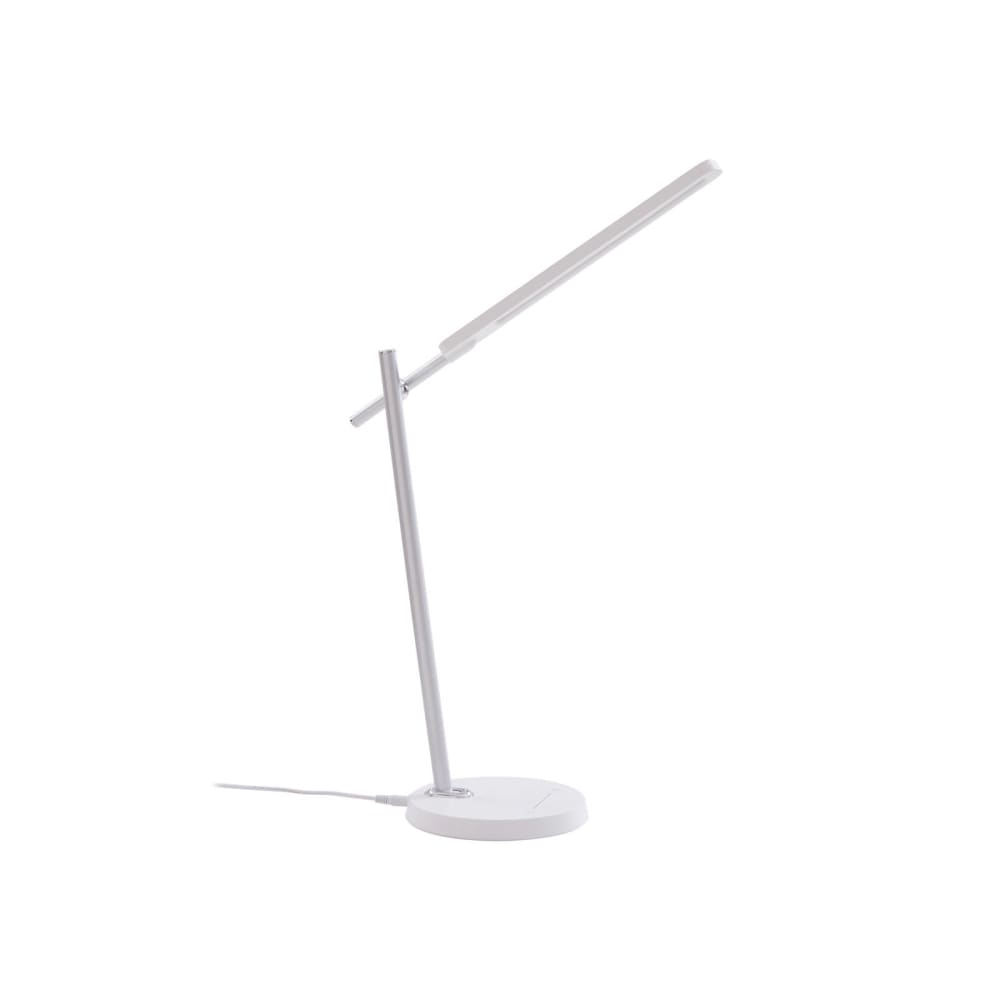 Lampe à poser en plastique blanc Lampe à poser en plastique blanc