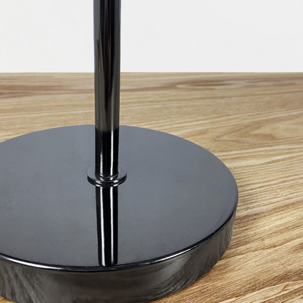 Lampe à poser en métal brossé chromé — vue 4