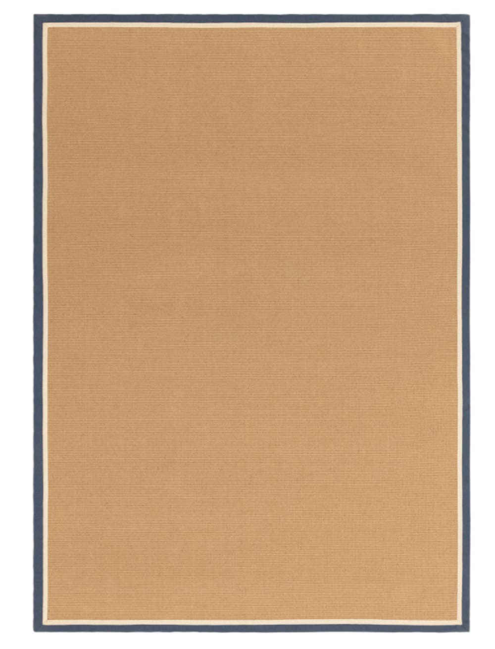Moderner Jute-Teppich für Wohnzimmer DORO Blau 045x120 cm -