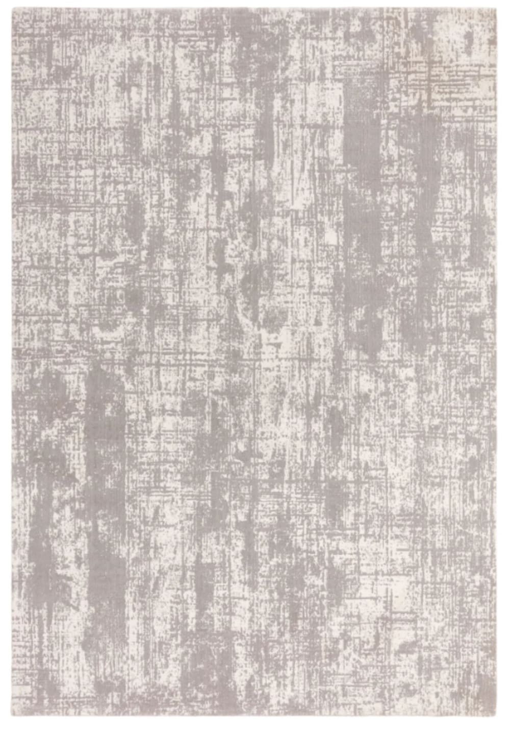Moderner Teppich für Wohnzimmer ZUKA SYNO Grau 120x170 cm -