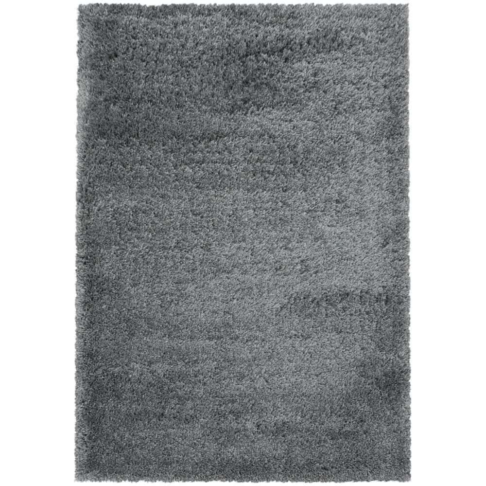Tapis cosy à poils longs gris 60x110cm