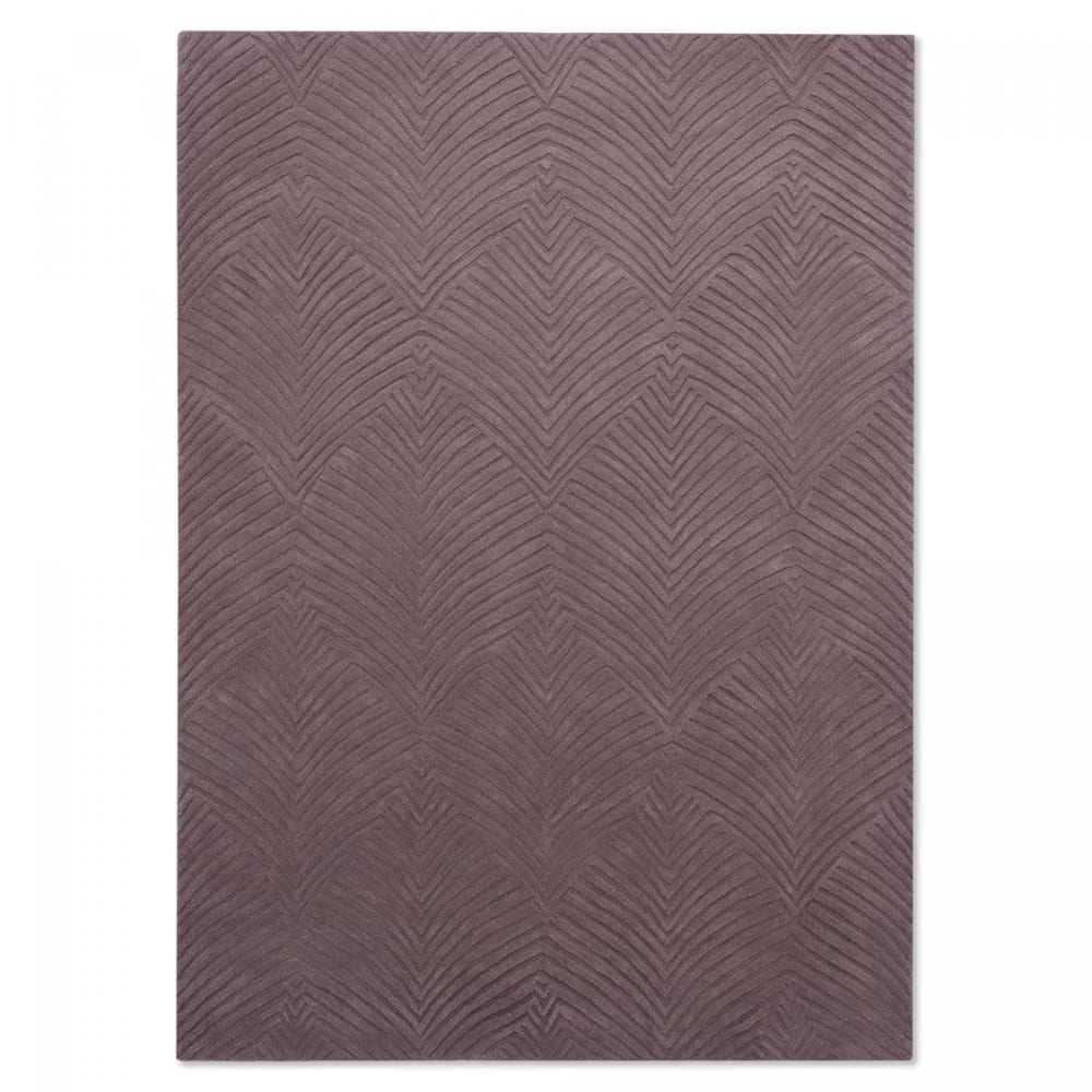 Un amour de tapis Wohnzimmerteppich 250x350 cm handgetufteter aus wolle burgund style classic chic Rot