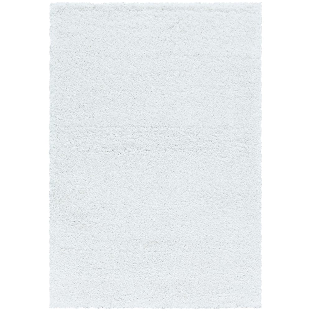 Tapis cosy à poils longs blanc 60x110cm