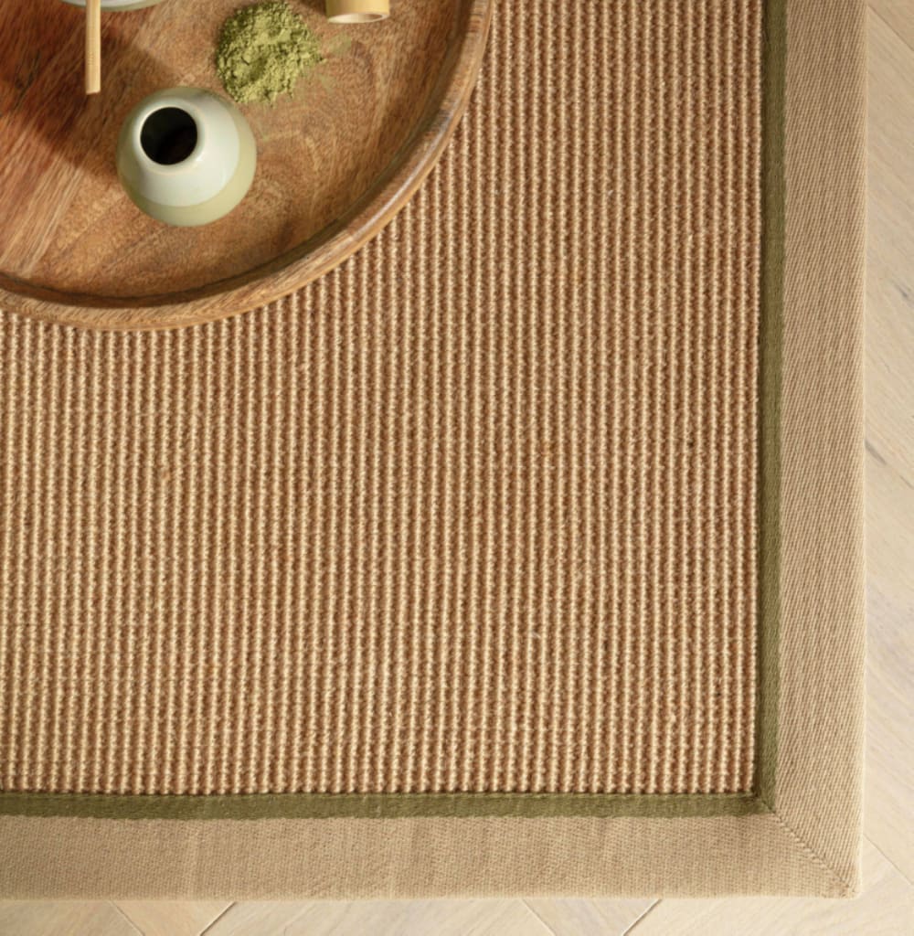 Novatrend Moderner Jute-Teppich für Wohnzimmer DORO Mehrfarbig 200x290 cm style modern Mehrfarbig Jute