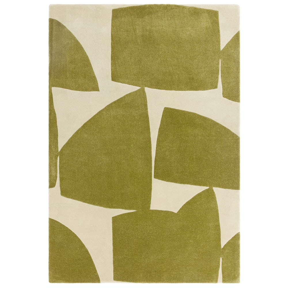 Moderner Design-Wohnzimmerteppich grün 200x290 cm - Maisons Du