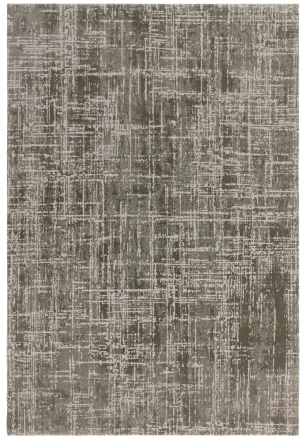 Moderner Teppich für Wohnzimmer ZUKA SYNO Grün 080x150 cm -