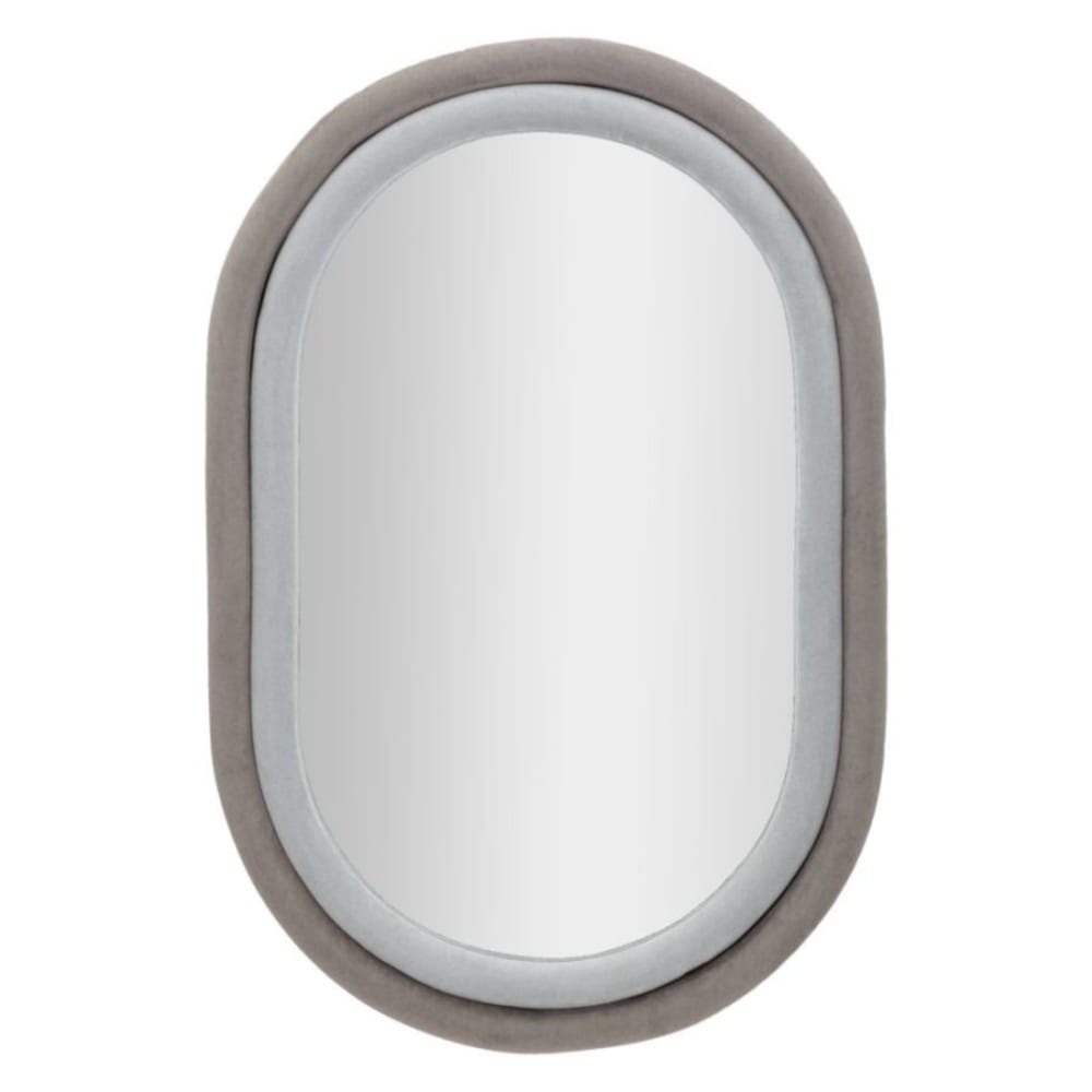 miroir ovale à encadrement
