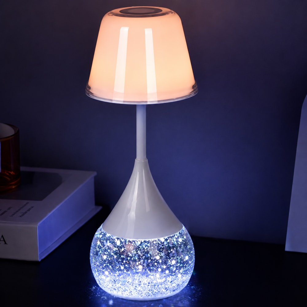 Nachtlicht für kinder rgb mit glitzer weiß - Maisons Du Monde