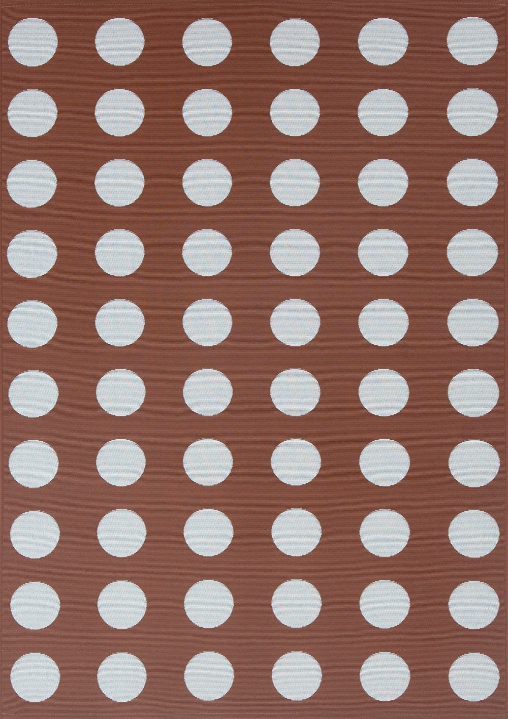 Innen-/Außenteppich mit braunen Punkten 200x285cm - Maisons Du