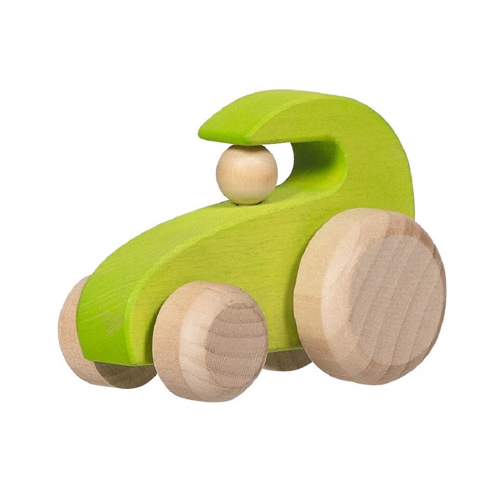 Goki Greiffahrzeug Traktor GRÜN HOLZ Baby