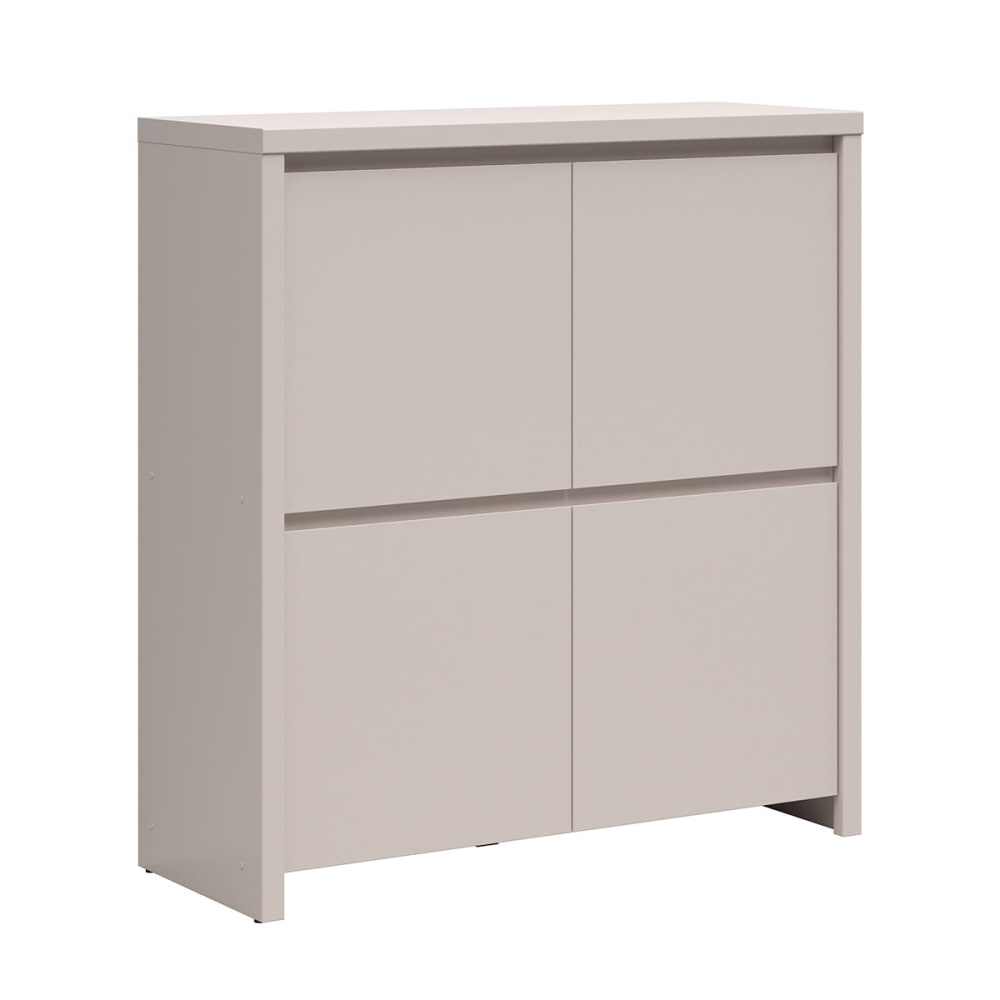 Petits meubles Sideboard 4-türig Spanplatten Kaschmir Beige Spanplatte