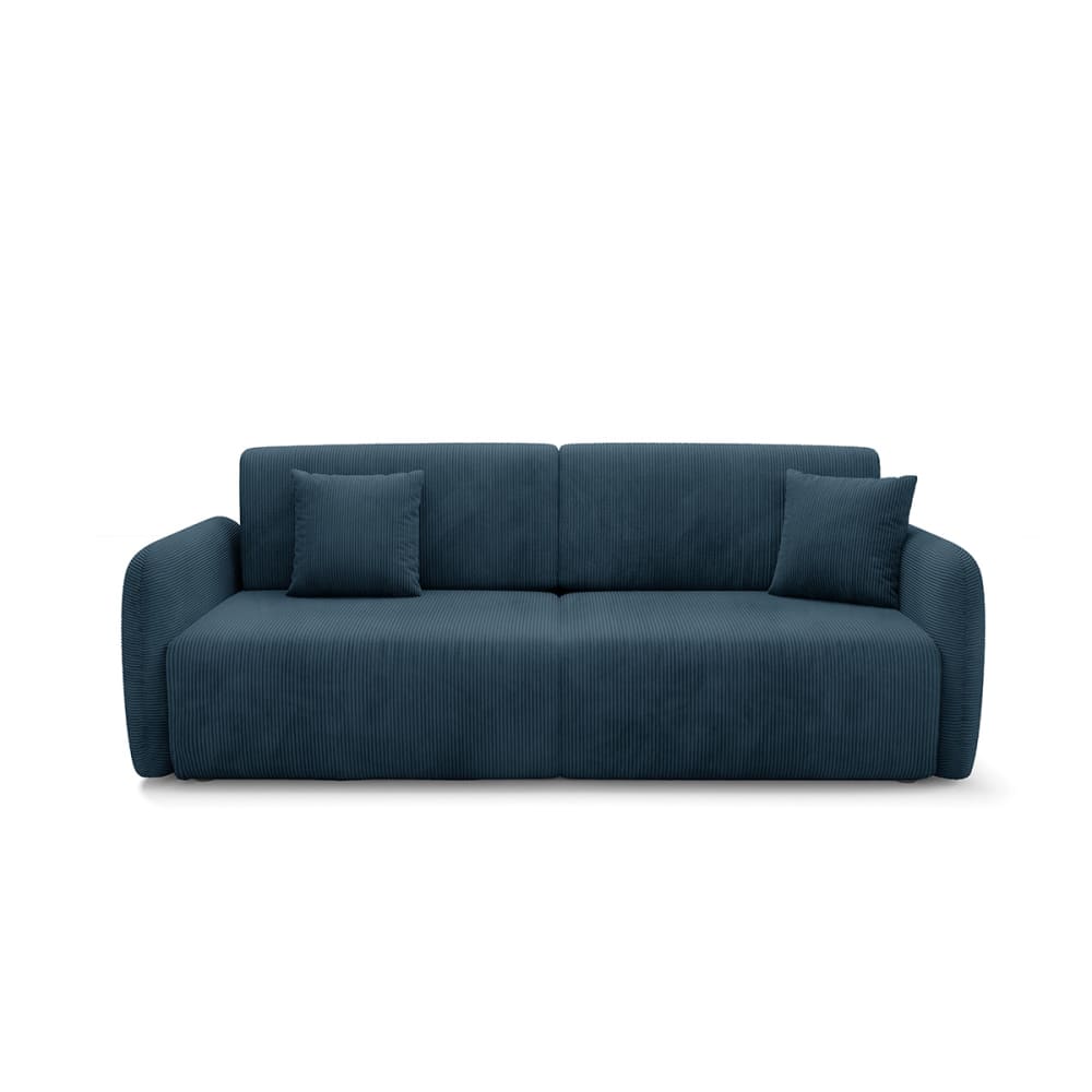 Canapé convertible 3 - pin bleu
