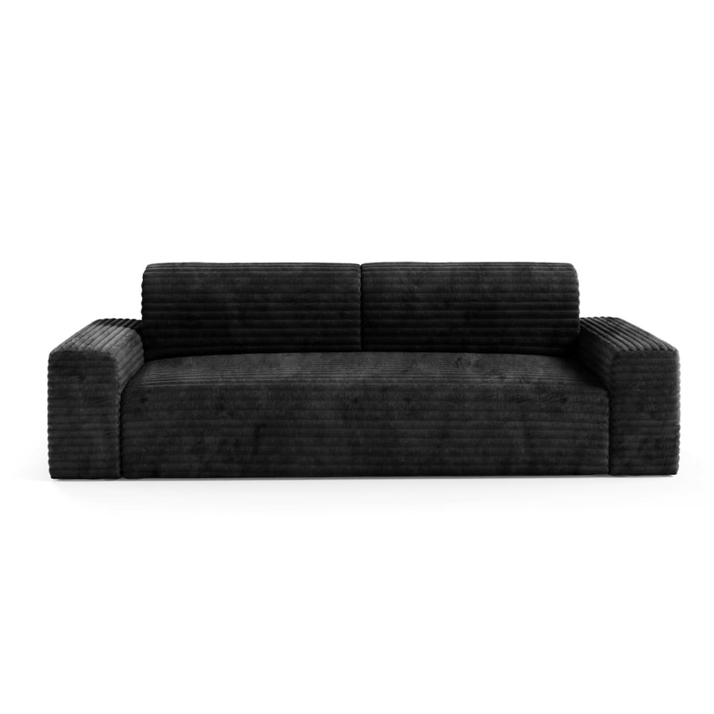 Canapé convertible 3 - bois pin noir