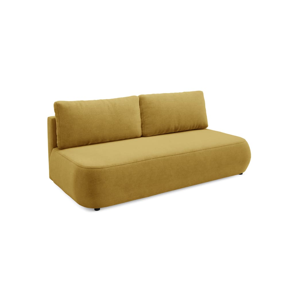 Canapé convertible 3 - jaune