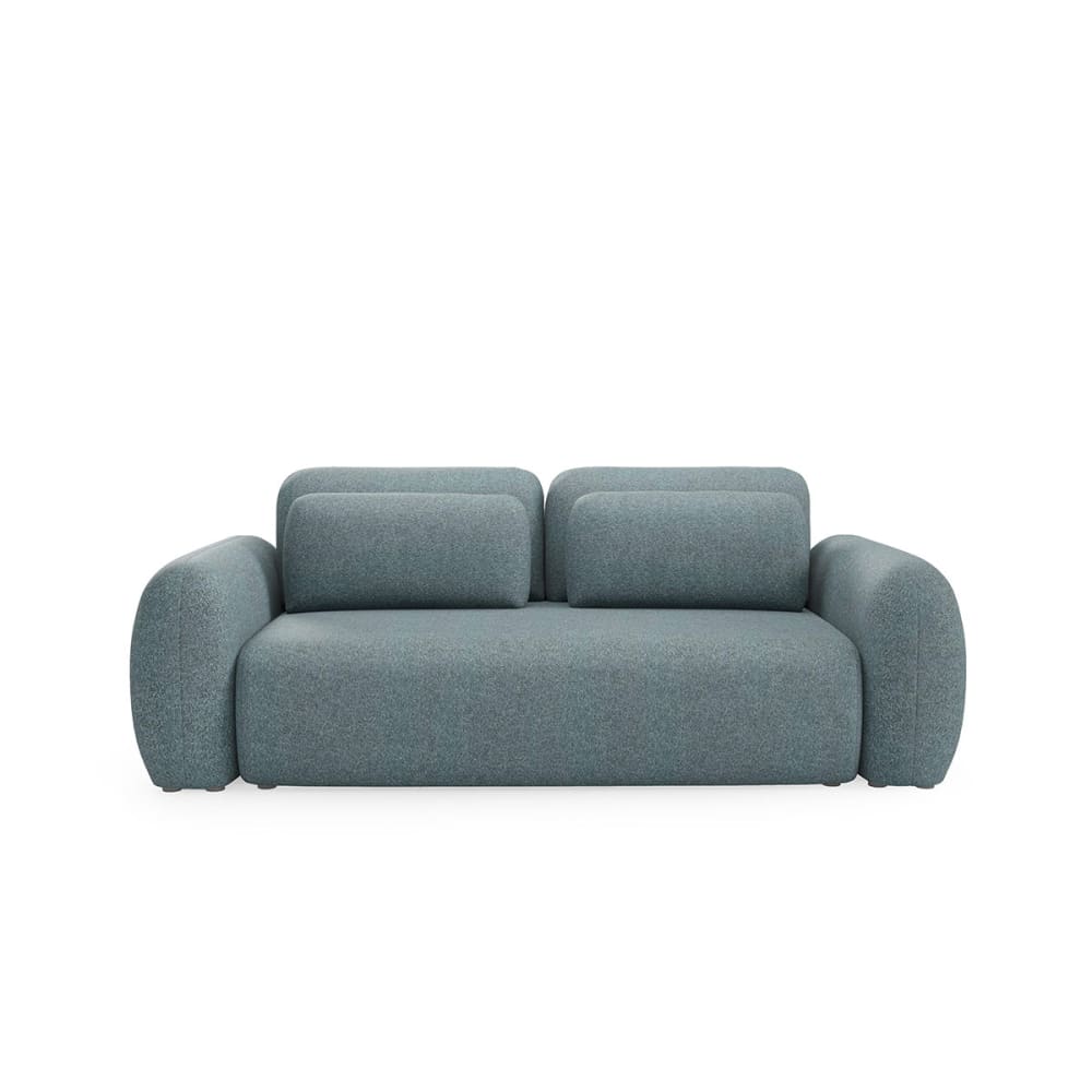 3-Sitzer-Sofa mit Bettkasten Kiefernholz Blau - Maisons Du Monde
