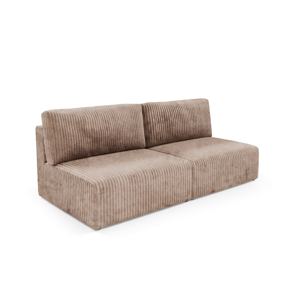 Canapé convertible 3 - bois marron