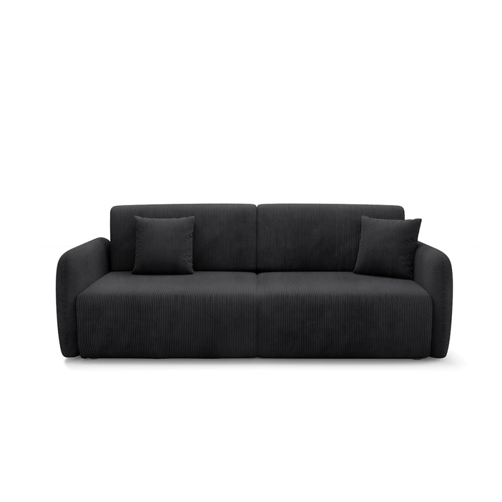 Canapé convertible 3 - bois pin noir