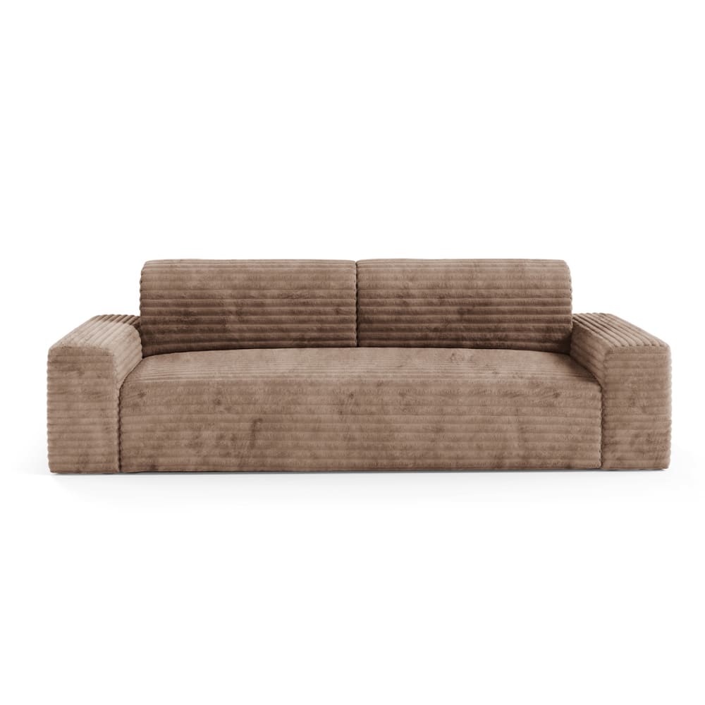Canapé convertible 3 - bois marron