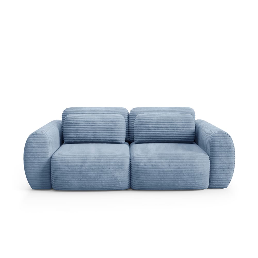 Canapé convertible 3 - pin bleu