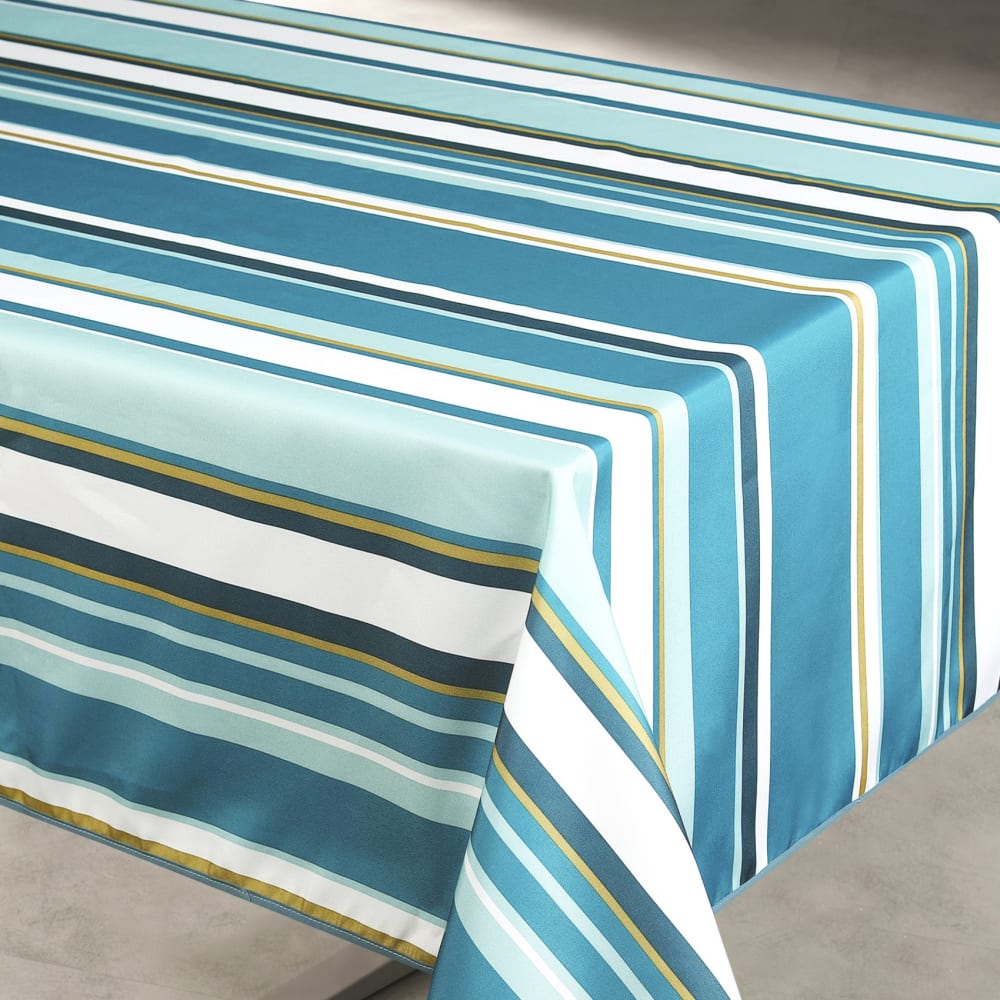 Gestreifte anti-flecken-tischdecke - Maisons Du Monde
