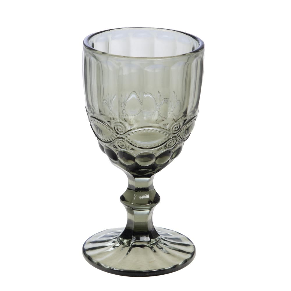 Boîte de 6 verres à pied gris Boîte de 6 verres à pied gris
