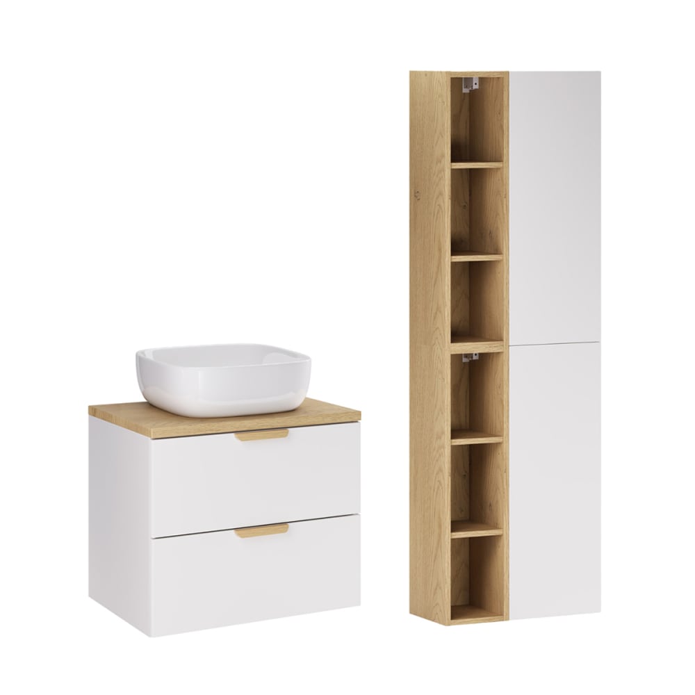 Ensemble meuble vasque - colonne