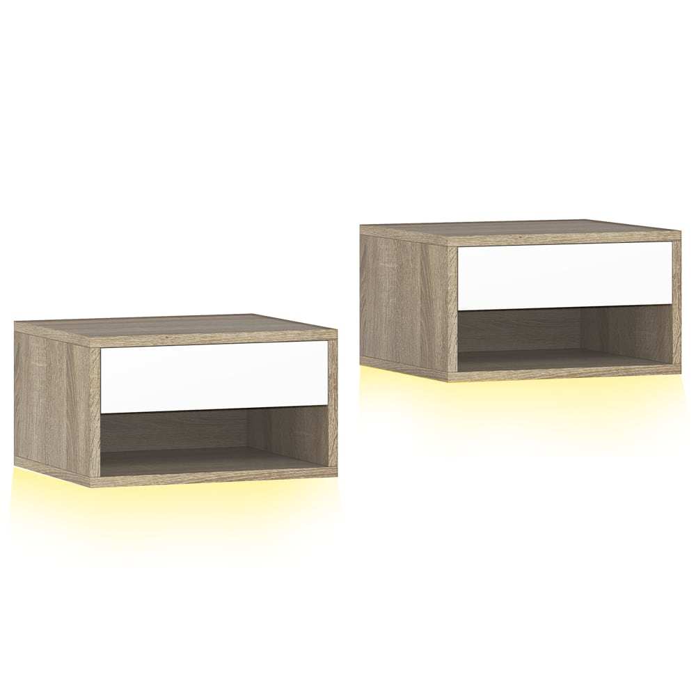 Lot 2 tables chevet - bois