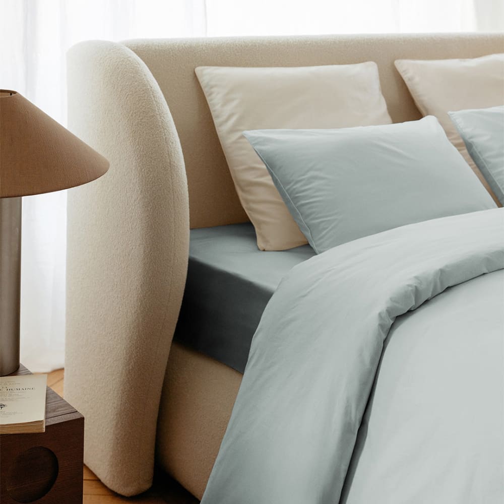 Draps Housse 140x190cm - Hint of Mint - Percale de Coton — vue 3