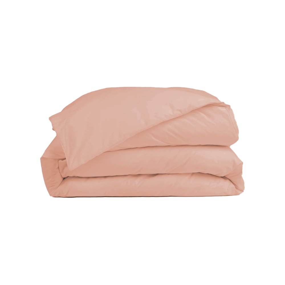 Housse de couette 220x240cm - peach blush - percale de coton — vue 3