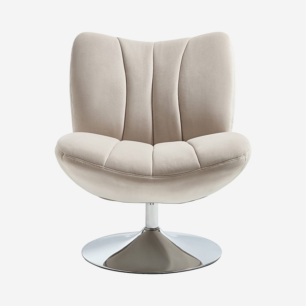 fauteuil pivotant matelassé