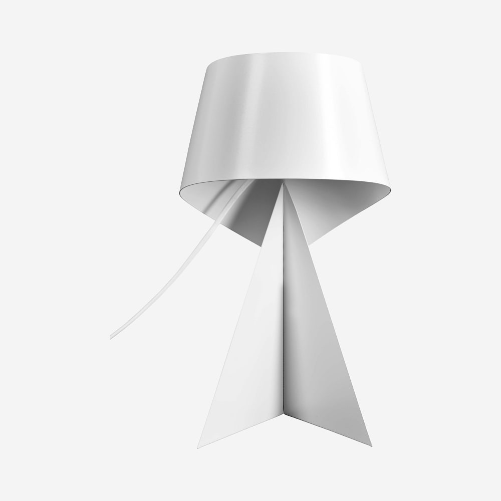lampe de table en métal