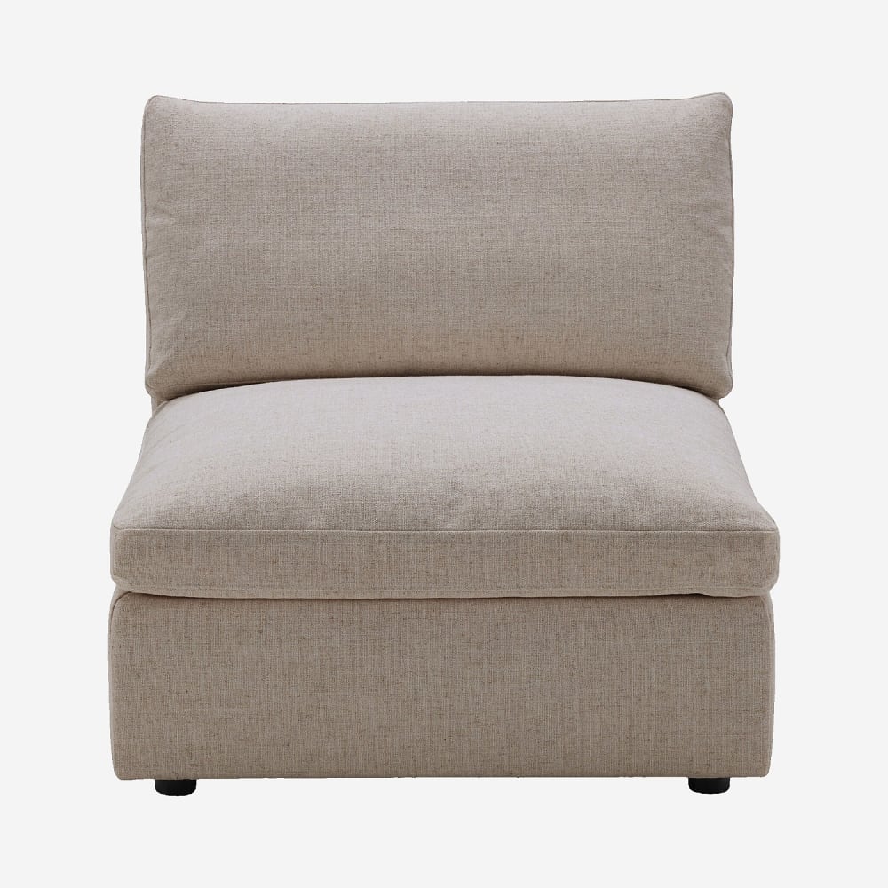 Chauffeuse en tissu - taupe
