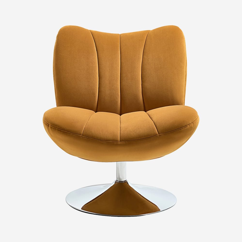 Fauteuil pivotant matelassé