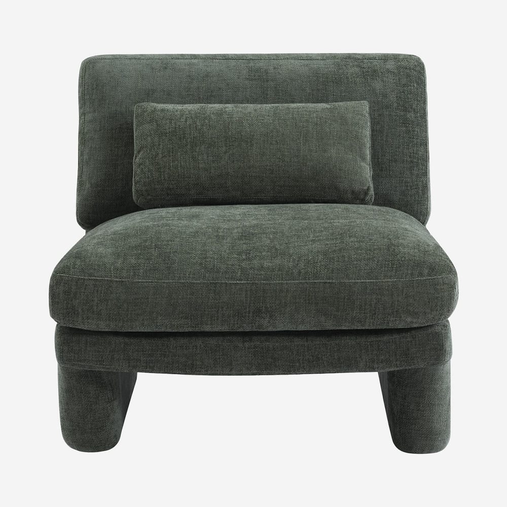 fauteuil en tissu garni