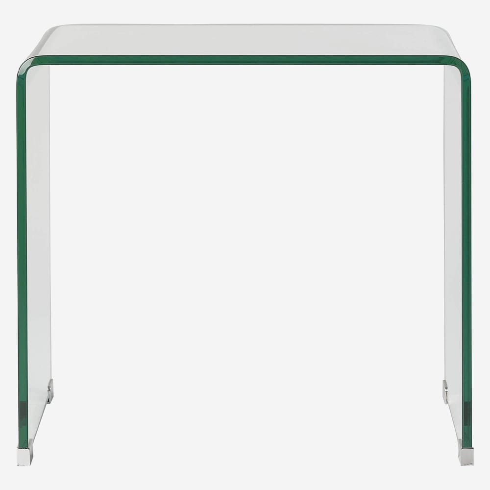 Table d'appoint en verre