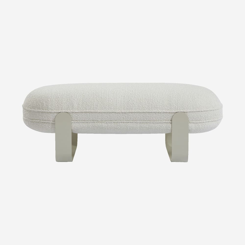 banc en tissu bouclette